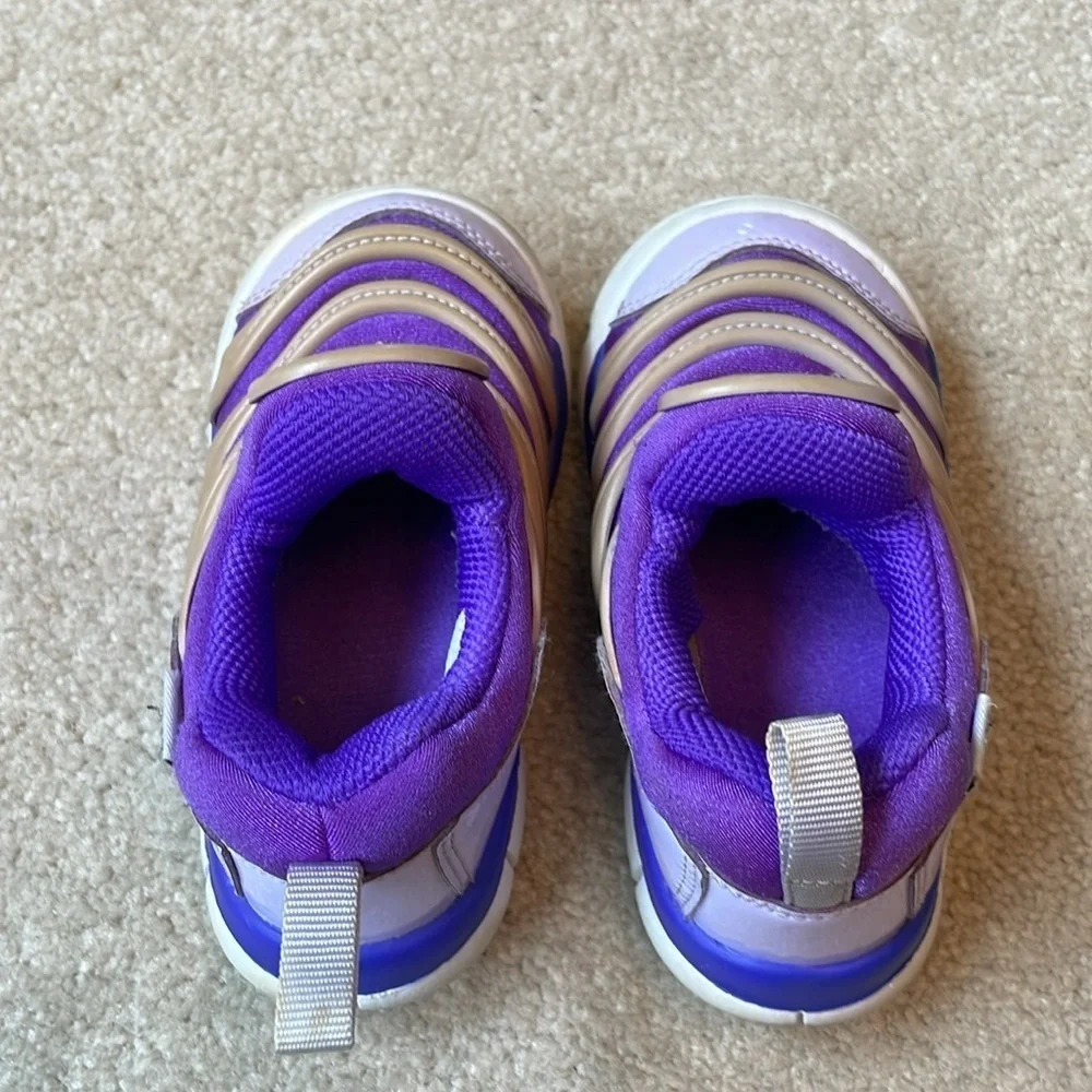Nike free 6C purple and tan slip on sneakers